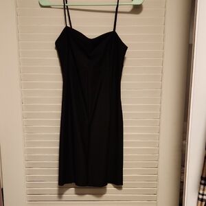 Silence + Noise Elegant Black Strapless Dress